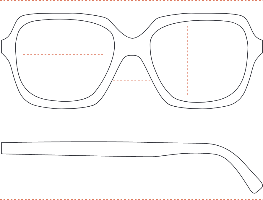 Talla de gafas